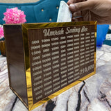 Umrah Saving Box - Box For Umrah Saving | Umrah Saving Box - Best Quality Umrah Saving Box - 210,000 Umrah Saving Box ( Random Design )