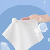Disposable Face Towel – 70 Pcs Ultra Soft, Thickened Cotton Tissues | Lint-Free, Multi-Purpose Facial Dry Wipes For Skincare, Makeup Removal & Cleansing