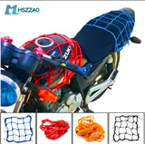 Motorcycle Flexible Cargo Net – Helmet Holder & Luggage Mesh With Hooks (Random Color)