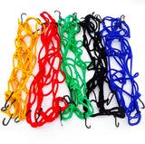 Motorcycle Flexible Cargo Net – Helmet Holder & Luggage Mesh With Hooks (Random Color)
