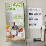 Vegetable Cutter Stainless Steel | Manual Vegetable Cutter Slicer & Grater | Multi-Functional Kitchen Gadget ( Random Color )
