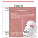 1 Pc Bio-Collagen Real Deep Mask, Hydrating Over Night, Facial Sheet Mask, Pore Minimising, Firming, Collagen Mask, Hydrating Overnight Skin Care Mask - 36gram