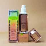 Emelie Matte Waterproof Skin Perfector with Primer – Long-Lasting, Oil-Control, SPF 15 - Shade 1  30 ML