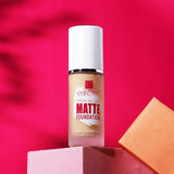 Emelie Liquid Matte Foundation – Long-Lasting, SPF 25, 2-In-1 Coverage - Shade 1 40 ML