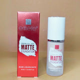 Emelie Liquid Matte Foundation – Long-Lasting, SPF 25, 2-In-1 Coverage - Shade 1 40 ML