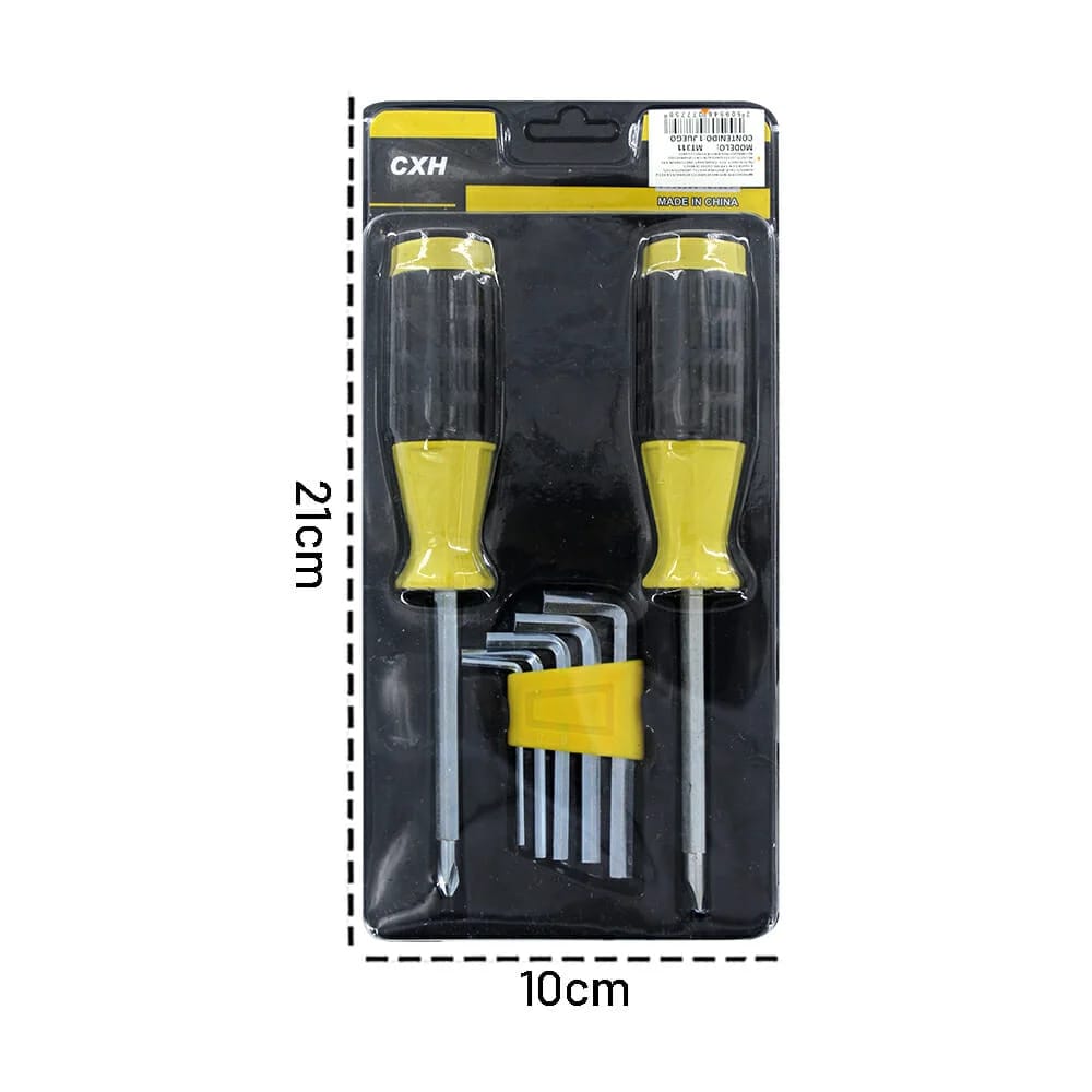 Tool Kit – 2 Disassemblers & 5 Allen Keys | Compact Hand Toolkit For DIY & Repairs