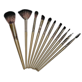 11 Pieces Soft Fluffy Makeup Brush Set - Cosmetics Brush Set - Makeup Brush Kit - Blush And Powder Brushes - Makeup Brushes For Foundation - Without Box
