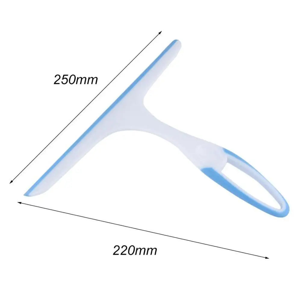 Practical Soft Glass Scraper Wiper Window Brush Cleaner Car Window Washing Kitchen Bathroom Home Multipurpose Tools (Random Color )