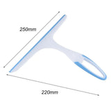 Practical Soft Glass Scraper Wiper Window Brush Cleaner Car Window Washing Kitchen Bathroom Home Multipurpose Tools (Random Color )