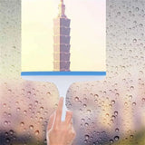 Practical Soft Glass Scraper Wiper Window Brush Cleaner Car Window Washing Kitchen Bathroom Home Multipurpose Tools (Random Color )
