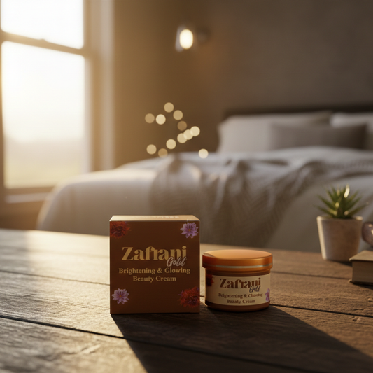 Zafrani Gold Brightening & Glowing Beauty Cream | 100g | Radiant Skin | Premium Skincare