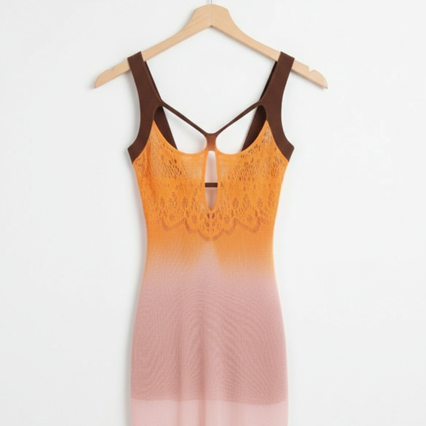 Sleeveless Multi-Tone Body Stocking Night Dress For Women | Free Size | Lightweight & Breathable