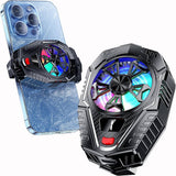 Portable Mobile Phone Quiet Cooling Fan Heat Diffuser Radiator With Light