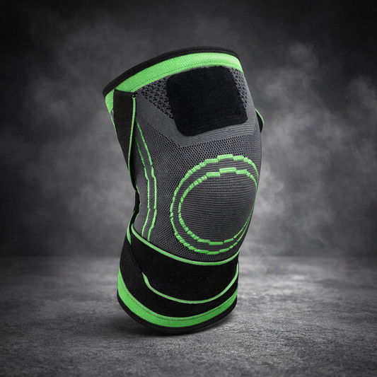 Premium Compression Knee Brace – High-Elasticity Joint Support Sleeve With Adjustable Dual Tension Straps & Breathable Knit Fabric