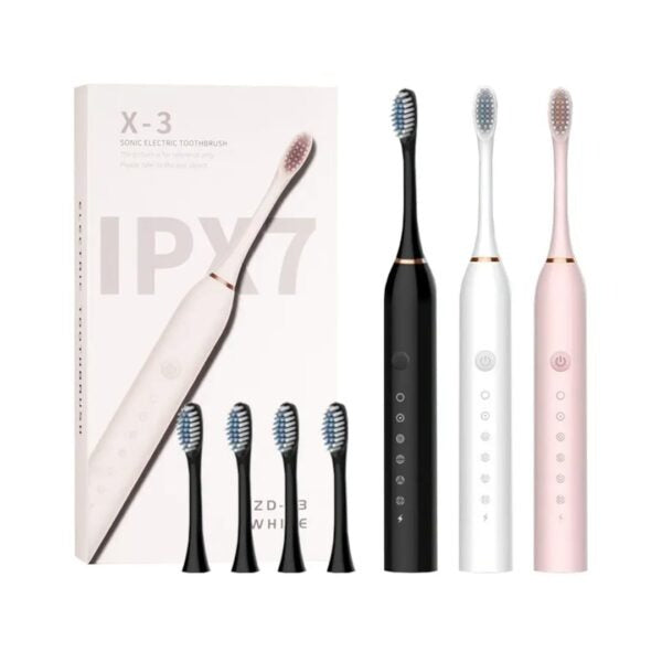 Electric ToothbrushElectric Toothbrush – Rechargeable Sonic Cleaning Toothbrush With Soft Bristles, Deep Clean (Random Colour)