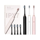 Electric ToothbrushElectric Toothbrush – Rechargeable Sonic Cleaning Toothbrush With Soft Bristles, Deep Clean (Random Colour)