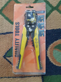 Self-Adjusting Multifunctional Wire Stripper & Crimper – Heavy Duty Automatic Stripping Pliers For 10-24 AWG Wire