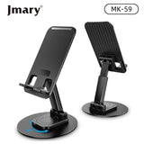 Brand: Jmary Bigest Desktop Mobile Holder With 360 Rotation Material: Stainless Steel
