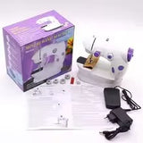 Portable Mini Dual-Speed Electric Sewing Machine With Foot Pedal & Accessory Kit
