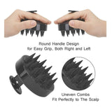 Scalp Shampoo Brush | Soft Silicone Scalp Massager & Hair Scrubber For Deep Cleansing | Wet & Dry Use (Random Color)