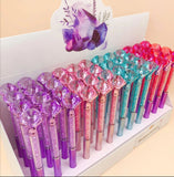 Diamond Ballpoint Pens Elegant Design Smooth Writing Comfortable Grip Durable Build Perfect For Office School And Daily Use (Random Color)