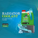 THREE GUYS Radiator Coolant – Premium Grade Green | Anti-Corrosion & Overheating Protection | Inorganic Acid Technology (1L)
