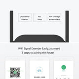Original Xiaomi Mi Wifi Repeater Pro 300m - Wireless Signal Booster With Dual External Antenna For Expanded Network Coverage