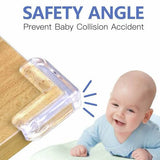 4pcs Table Corner Protector - Child Safety Transparent Silicon Furniture Corner Protectors Self-Adhesive Edge Guard For Baby Proofing Home