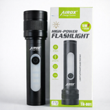 Airox 5 In 1 Rechargeable Flash Light – Type-C Charging | Black