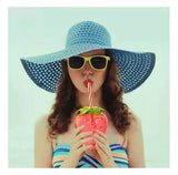 Strawberry Straw Water Bottle (Cute/Kawaii Design)