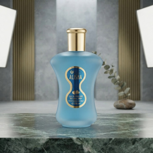Alisha Blue Eau De Parfum By Hunaidi - Fragrance Product Designed For Scent And Daily Grooming Routine - 100ML