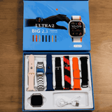 IMounra 2 BIG 2.01 Ultra Smartwatch Random Box | 7 In 1 Strap Multi-Color Bundle | Premium Design & Advanced Features (Random Boxes)