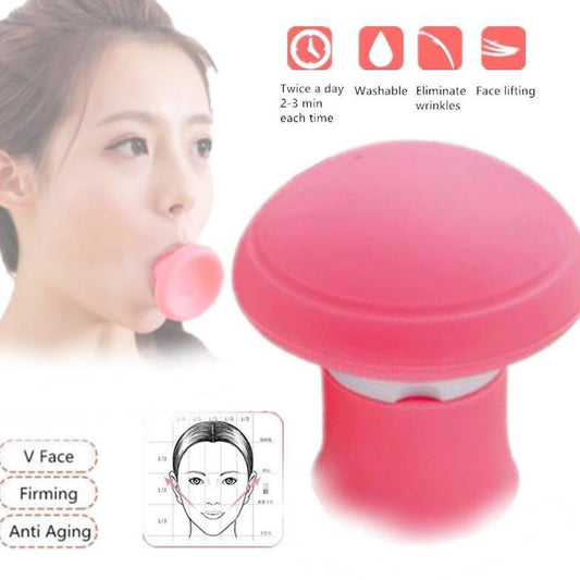V Shape Face Slimming Tool Facial Exerciser – Jawline & Double Chin Mouth Muscle Tightener