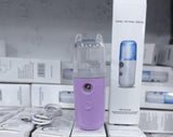 Portable Nano Facial Mist Sprayer – Hydrating Ionic Facial Steamer For Instant Skin Moisture, Glow & Refreshing Mist | USB Rechargeable