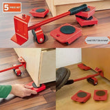 Furniture Transport Lifter Tool Set | Mover Roller Device | Heavy Stuffs Moving Hand Tools