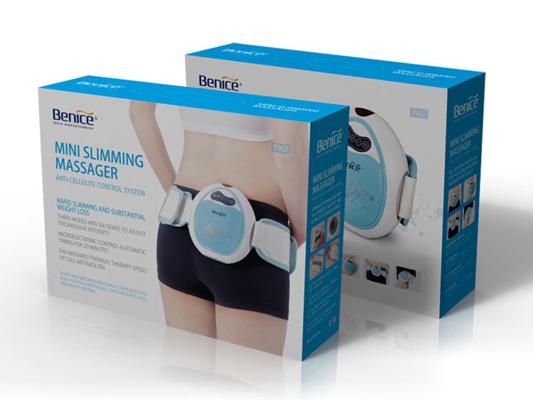 Electric Body Slimming Massage Belt Anti-Cellulite Control System Waist Loss Weight Slimmer Home Vibration Fat Burning Device