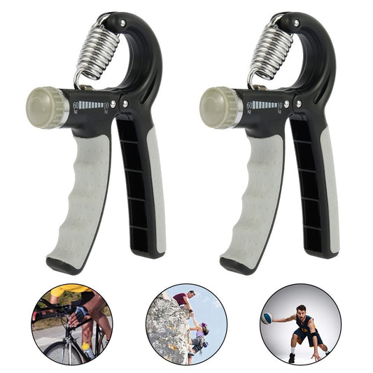 Hand Grips Strengthener – Adjustable Arm, Finger & Wrist Exerciser For Men & Women - Without Counter (Random Color)