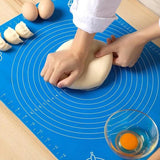 Silicone Roti Mat | Large Size 50x40cm Silicon Roti Mat For Kitchen |  Non-stick Baking Mat Kneading Dough Pad (Random Color)