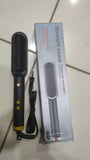 909 Hair Straightening Brush | Electric 2‑In‑1 Straightener & Curler | Heating Styling Comb | Quick 3‑Minute Styling