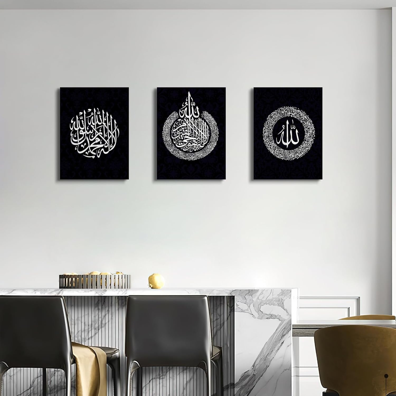 Set Of 3 Premium Wall Art Photo Tiles – Modern Home Decor Sets 8x11