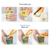 Jar Opener - Multi Functional Ergonomic Lid Remover Tool For Weak Hands, Seniors, And Effortless Kitchen Gadget For Tight Caps