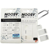 Noosy 4-In-1 SIM Card Adapter Kit - Electronic Accessory Designed For SIM Conversion And Mobile Device Connectivity Routine