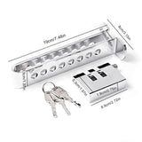 Universal Car Pedal Lock Anti Theft Lock Pedal Lock 8 Holes For Almost All Cars