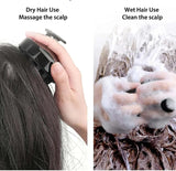 Scalp Shampoo Brush | Soft Silicone Scalp Massager & Hair Scrubber For Deep Cleansing | Wet & Dry Use (Random Color)