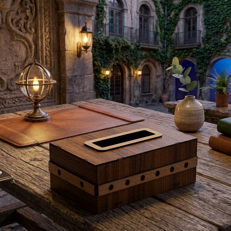 Premium Tissue Box Holder – Stylish & Durable Organizer For Home, Office & Car - Size:9.5/3.5h/5.5