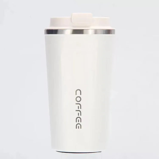 510ml Large-Capacity Coffee Cup Keep Heat Stainless Steel Double-Layer Smooth Edge Water Bottle Mug For Daily Use (Random Colors)