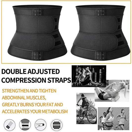 Waist Trainer Slimming Belt Body Shaper – Tummy Control & Waist Trimmer For Men & Women