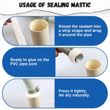 Environmental Wall Hole Sealing Glue – Waterproof Mending Plasticine For AC Holes, Wall Gaps & Pipe Sealing
