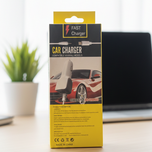 Fast Car Charger High Speed Charging Accessory For Reliable Power Supply In Vehicle