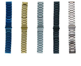 Rolex Chain Strap Stainless Steel Metal Wrist Band Strap For Smartwatch ( Random Color )